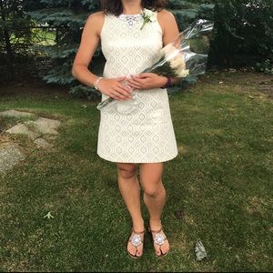 White Jeweled Dress